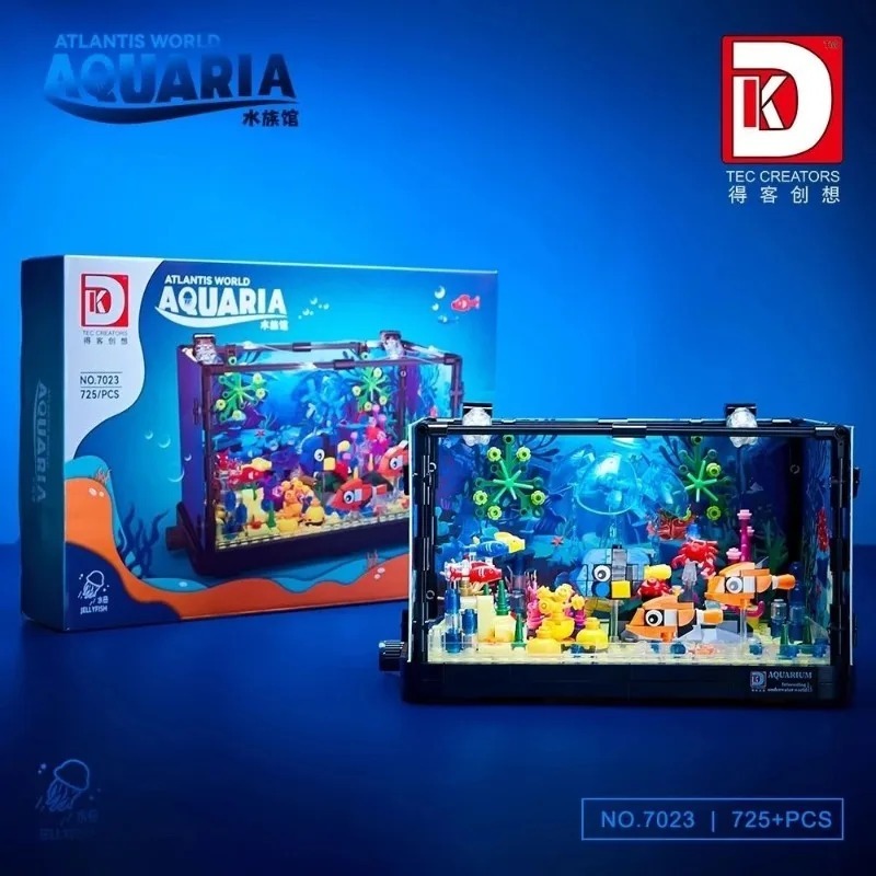 Aquarium Fish Of The World - Set di Blocchi da Costruzione per