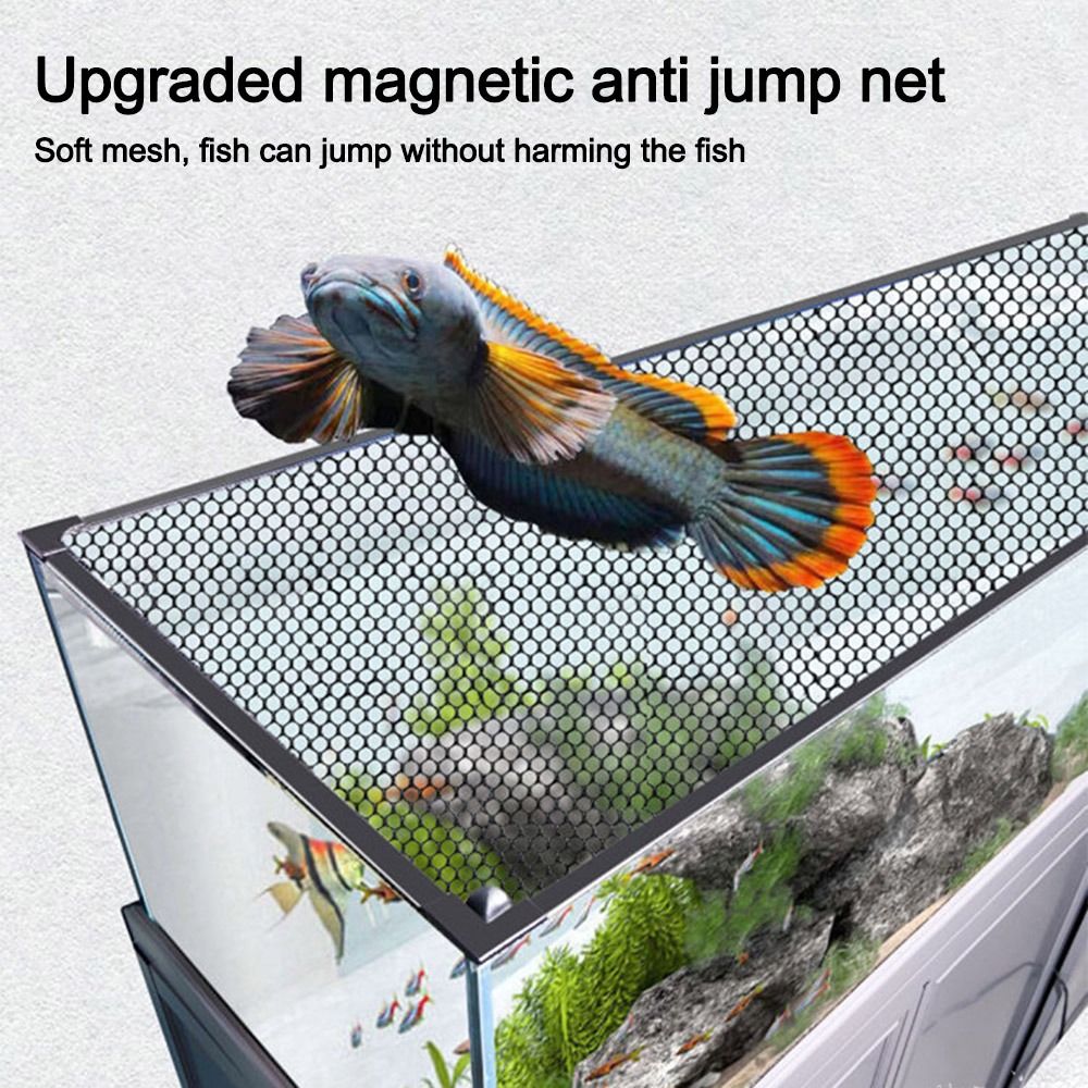 Aquarium Fish Net - Coperchio Magnetico Robusto per Acquario, Facile