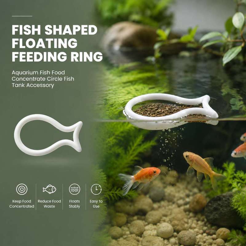Aquarium Fish Price - Anello Galleggiante a Forma di Pesce