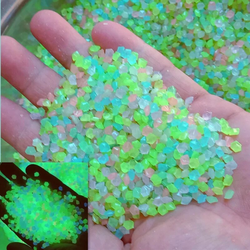 Aquarium Fish Names - 1000 pz 3-5mm Sabbia Luminosa Glow