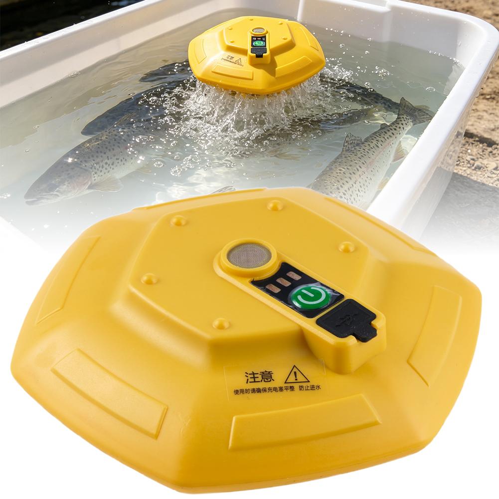 Aquarium Fish Care - Pompa di Ossigeno Ricaricabile Senza Fili