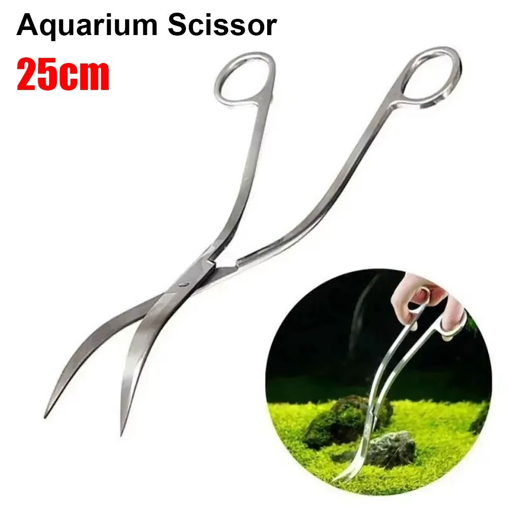 Aquarium Fish Care - Forbici per Acquario in Acciaio Inox,