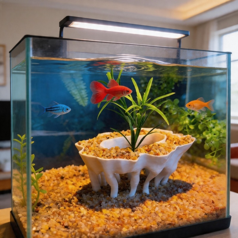 Aquarium Fish Pot - Piante per acquario stampate in 3D