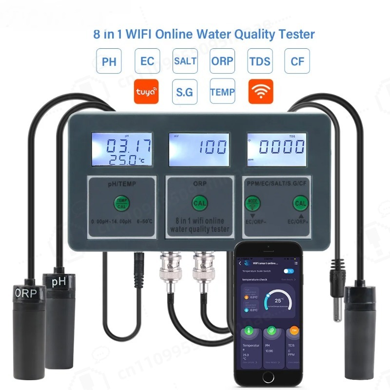 Aquarium Fish Online - Misuratore Digitale WiFi per PH, ORP,