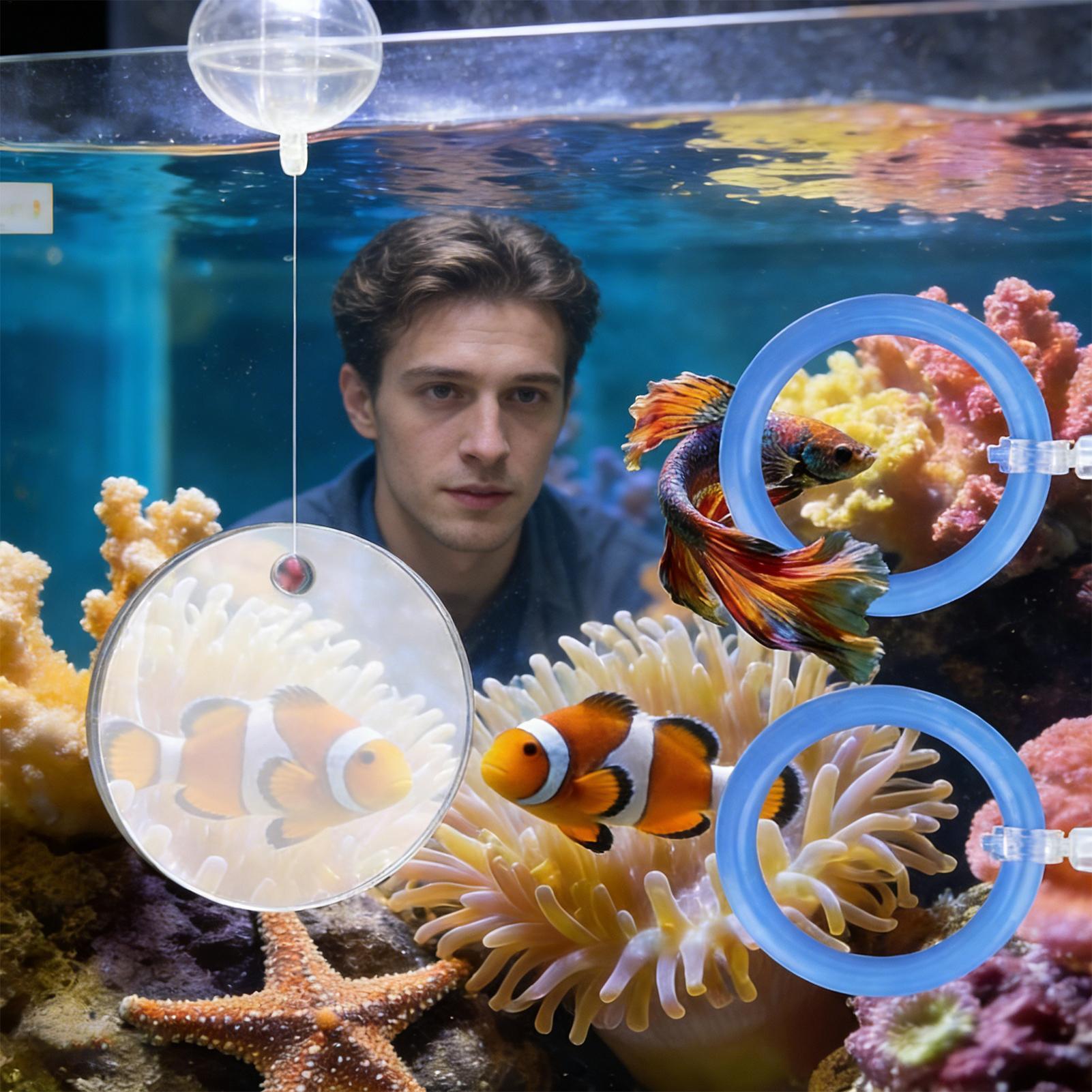 2 Pezzi Anello Galleggiante pe - Aquarium Fish Betta recensione e prezzo