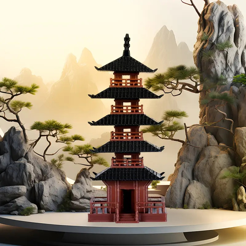 Mini Statua di Pagoda, Modello - Aquarium Fish Small recensione e prezzo