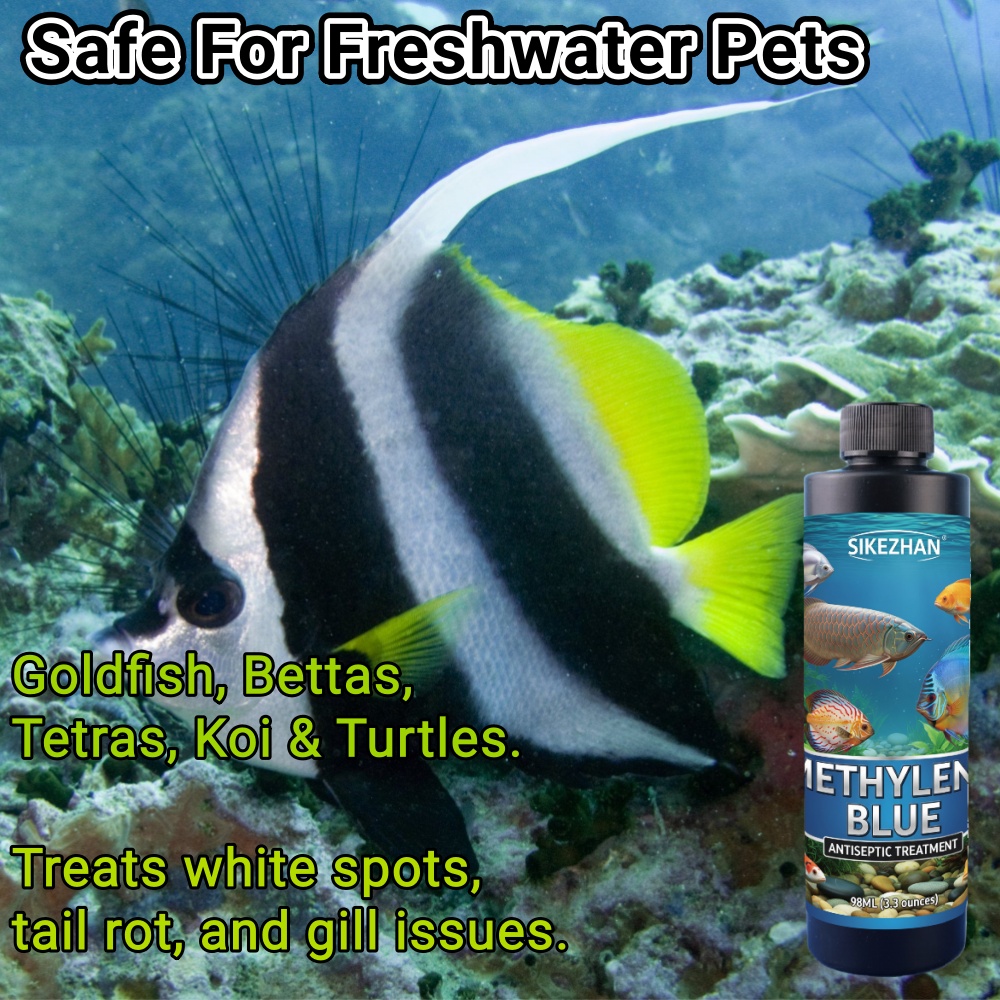 SIKEZHAN 98ml Soluzione di Blu - Aquarium Fish Betta recensione e prezzo